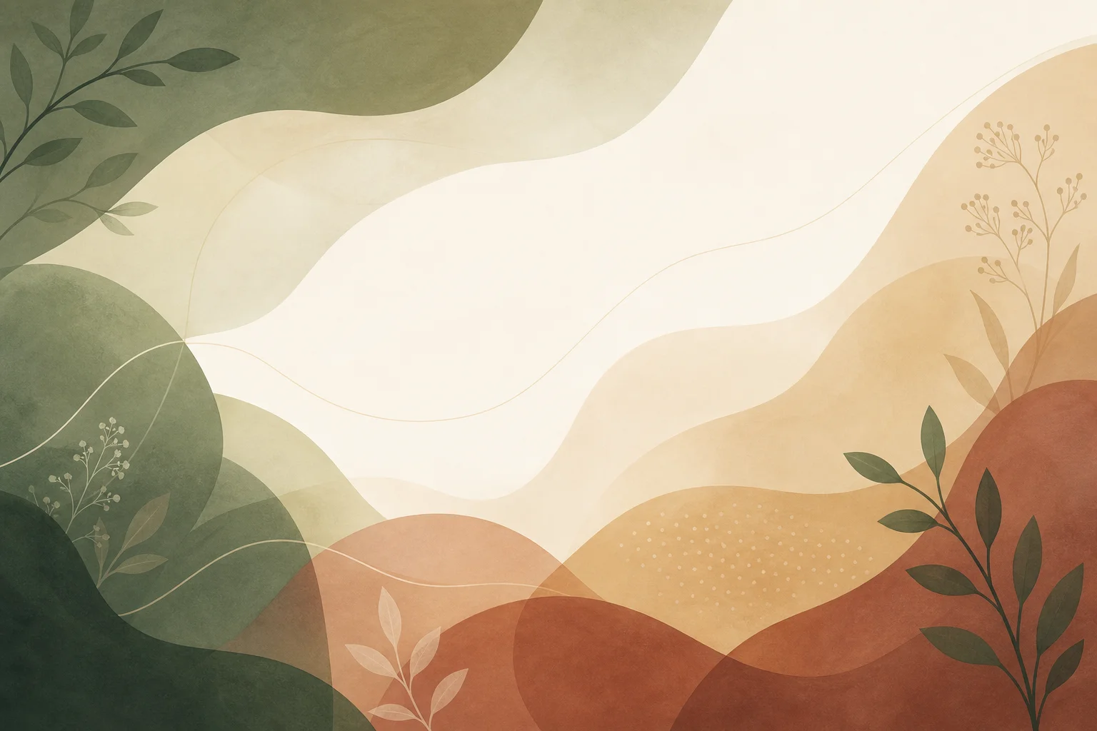 Community members supported by Shanti Orange County donors, illustrated in sage and warm earth tones.